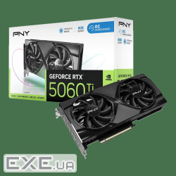Відеокарта PNY GeForce RTX5060 Ti DUAL FAN OC 8G (VCG5060T8DFXPB1-O)