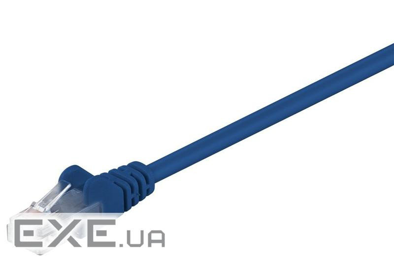 Патч-корд неекранованій RJ45 UTP5e 0.25m,patch AWG28 D=4.5mm Gold Protect,синій (75.06.8608-10)