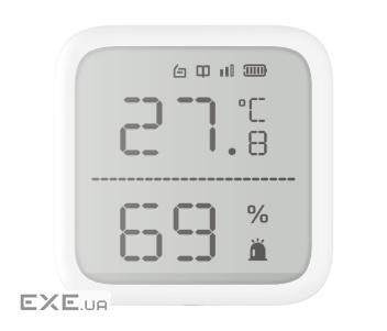 Бездротовий датчик температури та вологості Hikvision DS-PDTPH-E-WE