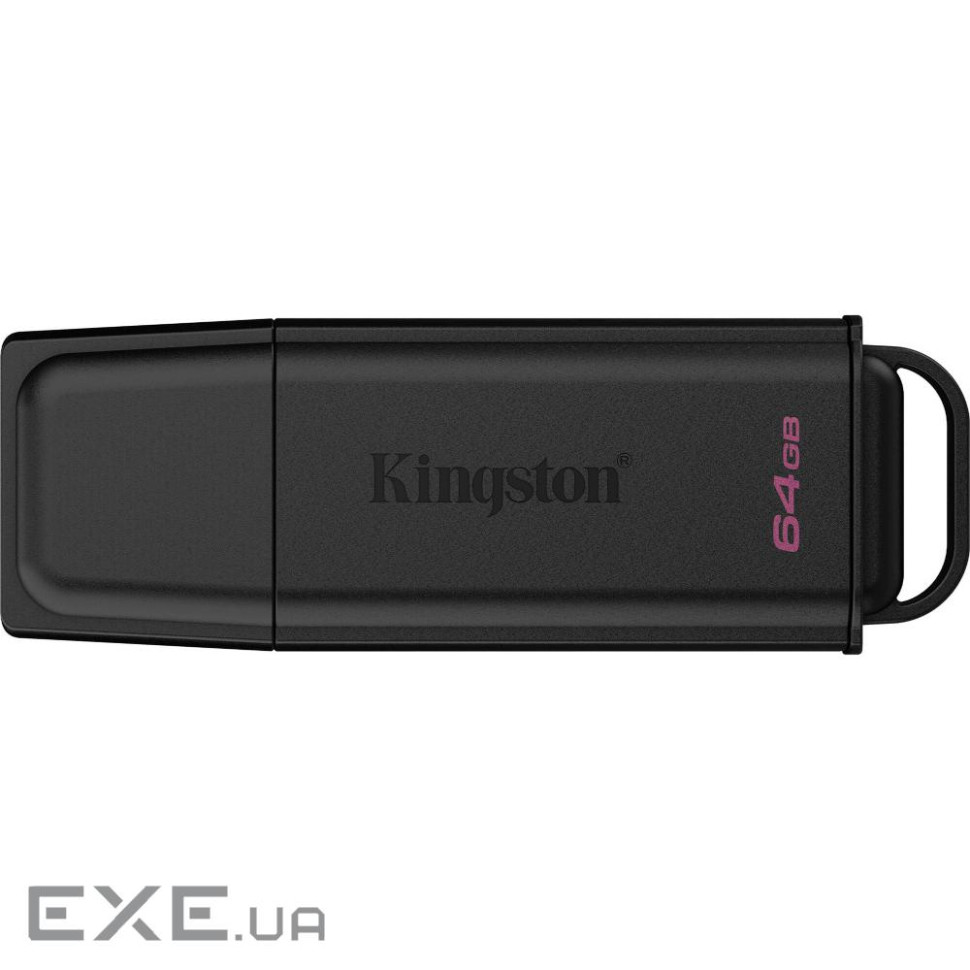 64GB Portable USB 3.2 Gen 1 DataTraveler Exodia Black (DTXG2/64GB)