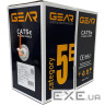 Кабель мережевий GEAR UTP 305м , cat.5e, CU, 4*2*0,51, LSZH, Reelex, indoor (GEC-UTPLCUR051305) (29766)
