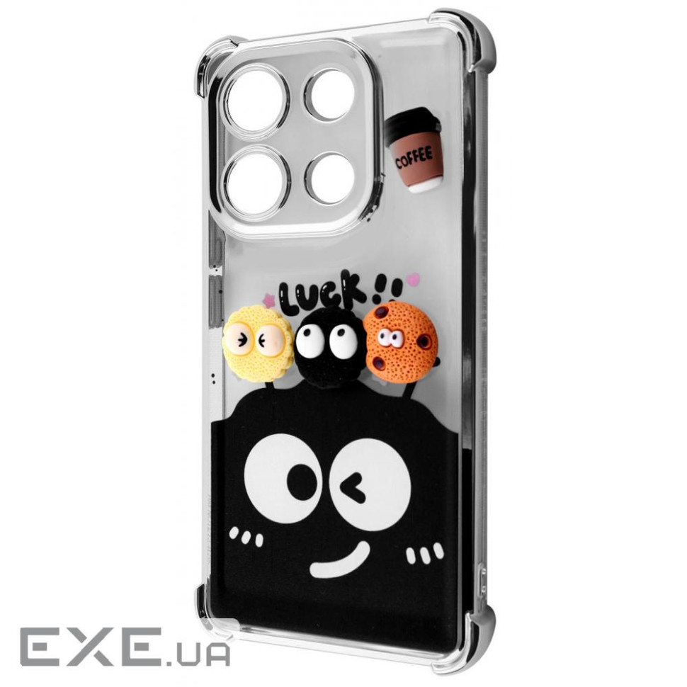 Чехол WAVE Winkie Xiaomi Redmi Note 13 4G silver/splash (64208 silver/splash)