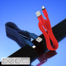 Кабель HOCO X59 USB to Type-C 3A, 1m, nylon, TPE connectors, Blue (6931474744944)