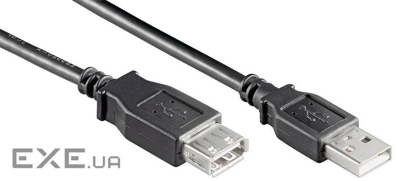 Кабель пристроїв-подовжувач Lucom USB2.0 A M/F 1.8m (25.02.5005-1)