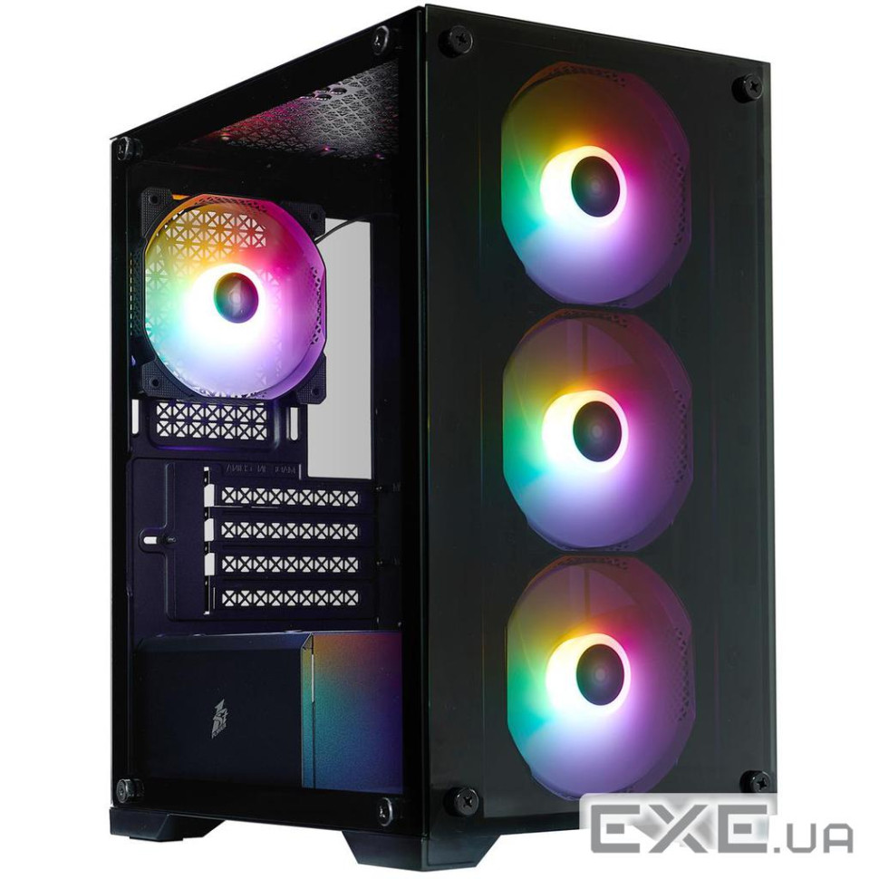 Корпус 1STPLAYER Firebase X2-M 4F7 Black (X2-M-BK-4F7)