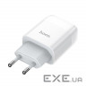 Зарядний пристрій HOCO C72A Glorious single port charger set(Type-C) White (6931474713018)
