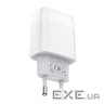 Зарядний пристрій HOCO C72A Glorious single port charger set(Type-C) White (6931474713018)