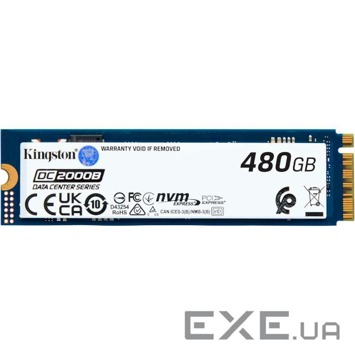 Накопичувач SSD Kingston M.2 480GB PCIe 4.0 DC2000B (SEDC2000BM8/480G)