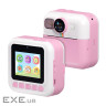 Камера миттєвого друку ColorWay Kids, Pink, 0.3Mp, 2.4" LCD екран, microSD, акумулятор 1 (CW-PHP01P)