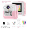 Камера миттєвого друку ColorWay Kids, Pink, 0.3Mp, 2.4" LCD екран, microSD, акумулятор 1 (CW-PHP01P)