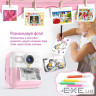 Камера миттєвого друку ColorWay Kids, Pink, 0.3Mp, 2.4" LCD екран, microSD, акумулятор 1 (CW-PHP01P)