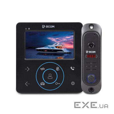 Комплект відеодомофона BCOM BD-480M Black Kit