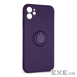 Чохол до мобільного телефона Armorstandart Icon Ring Apple iPhone 11 Dark Purple (ARM68646)