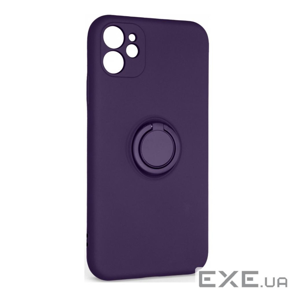 Чохол до мобільного телефона Armorstandart Icon Ring Apple iPhone 11 Dark Purple (ARM68646)