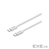 CANYON cable OnWire 60MG C-C 60W Magnet Braided 1m White (CND-CCMG60AB15W)