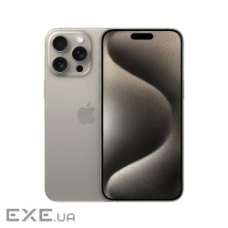 Мобільний телефон Apple iPhone 15 Pro Max 256Gb Natural Titanium (Grade A) USED (iP15PM25NaT_A)