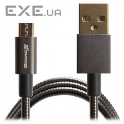 Дата кабель USB 2.0 AM to Micro 5P 1.0m Grand-X (MM-01)
