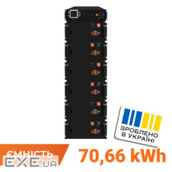 Аккумулятор LP LiFePO4 Battery HVM 307,2V 230Ah (70656 Wh) BMS 125А AB Lrack black (41927)
