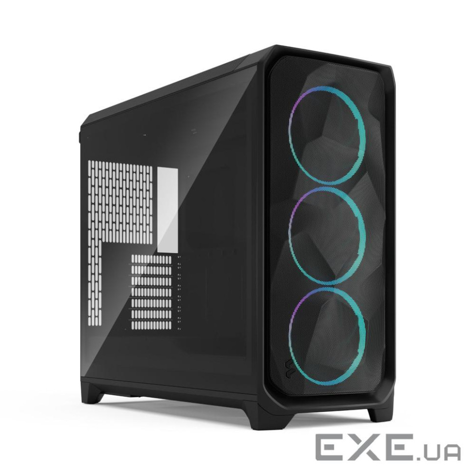 Корпус E-ATX без БЖ, чорний, затемнене скло Meshify 3 XL Black RGB TG Light Tint FRA (FD-C-MES3X-04)