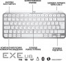 LOGITECH MX Keys Mini Minimalist Wireless Illuminated Keyboard - PALE GREY - US INT"L - (920-010499