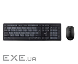 Комплект клавіатура та миша Genius KM-8200, WL, EN/UKR, чорний (31340003428) (31340003428)