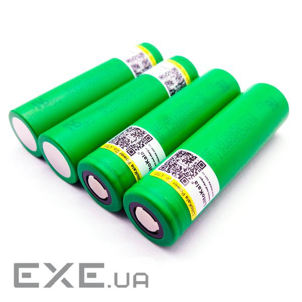 Акумулятор 18650 3000mAh (2850-3000mah), 30A, 3.7V (2.75-4.2V), green, PVC BOX Liitokala (Lii-VTC6)
