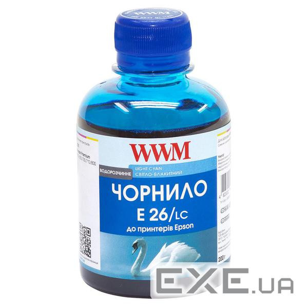 Чорнило WWM EPSON XP-600/XP-605/XP-7005 Light Cyan (E26/LC)