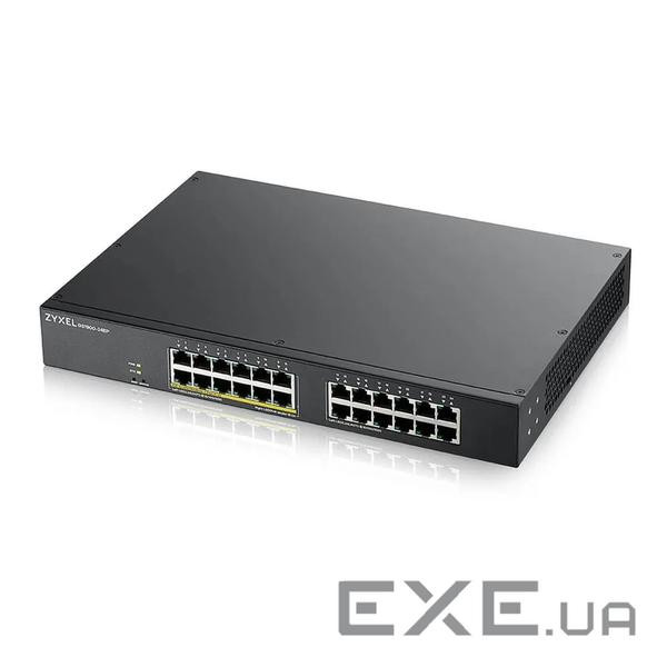 Комутатори ZYXEL GS1900-24EP (GS1900-24EP-EU0101F)