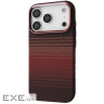 Чехол Gleam Case with Magnetic Ring iPhone 17 Pro gold stripes (65182 gold stripes)