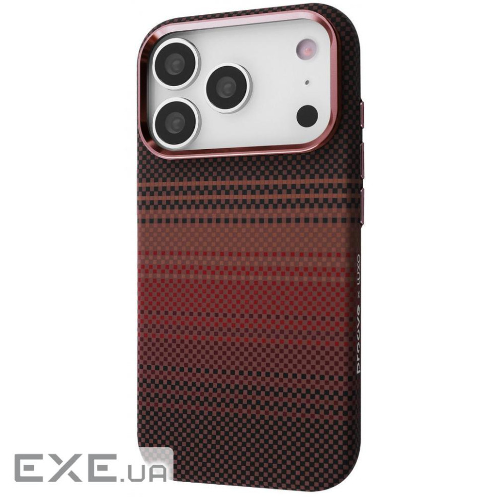 Чехол Gleam Case with Magnetic Ring iPhone 17 Pro gold stripes (65182 gold stripes)