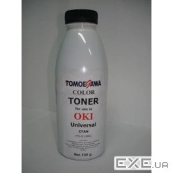 Тонер OKI UNIVERSAL, 100г Cyan Tomoegawa (TG-O-100C)