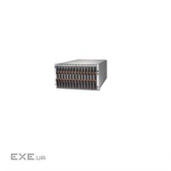Supermicro Case SBE-614E-422 SuperBlade Enclosure with 4 2200 Watt Titanium Power Supply Brown Box