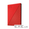 Портативний жорсткий диск WD My Passport 2TB USB3.2 Red (WDBYVG0020BRD-WESN)