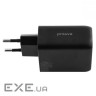 Зарядний пристрій PROOVE Silicone Power Plus 45W 1xUSB-A, 1xUSB-C, PD3.0, QC3.0 Bla (WCSP45110001)