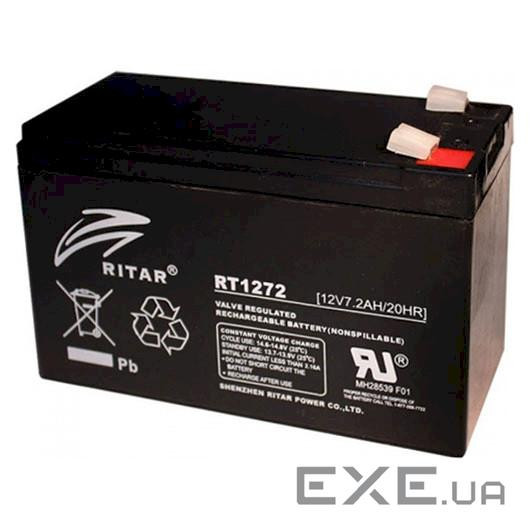 Акумуляторна батарея RITAR RT1272B Black (12В, 7.2Ач)