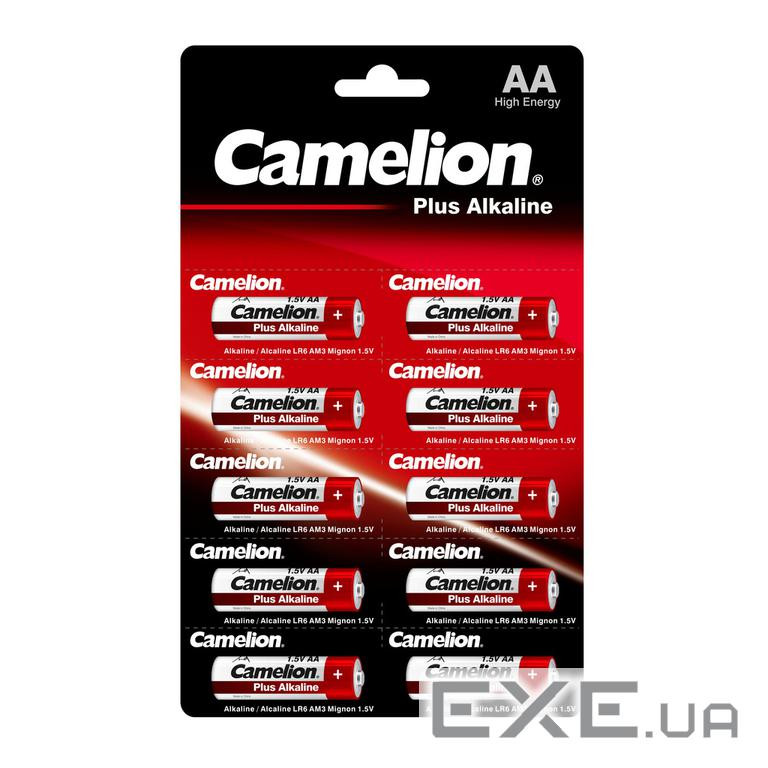 Батарейка Camelion AA LR6 Plus Alkaline * 10 (LR6-BP1x10P)
