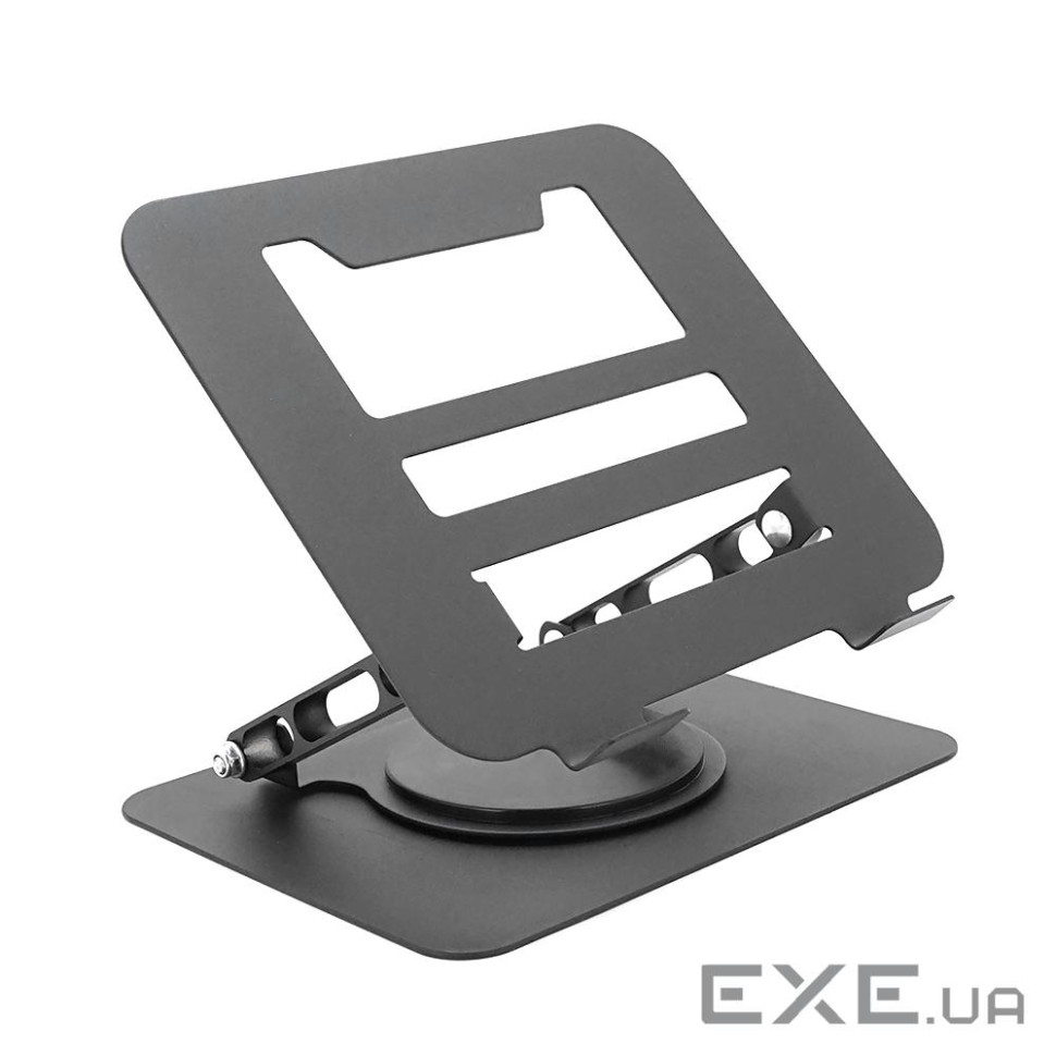 Підставка під ноутбук / планшет L018 складана, поворотна, до 17&apos,, алюміній, ко (YT-L018G / 360)