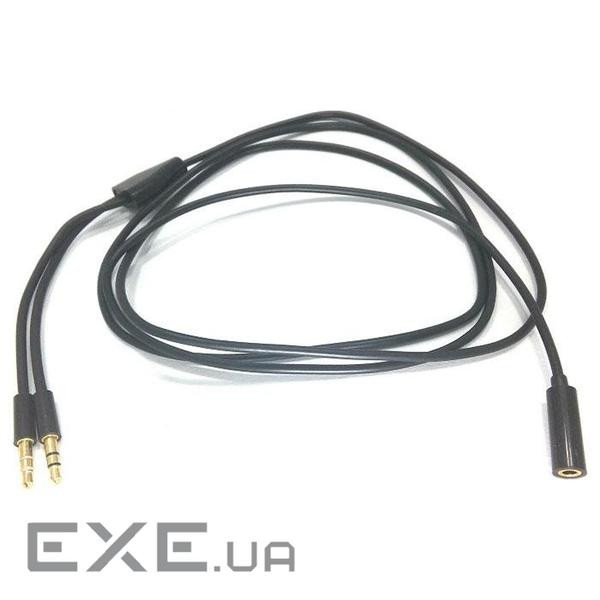 Кабель мультимедійний 3.5mm F to 2x3.5mm M 1.5m PowerPlant (DV00DV4057)