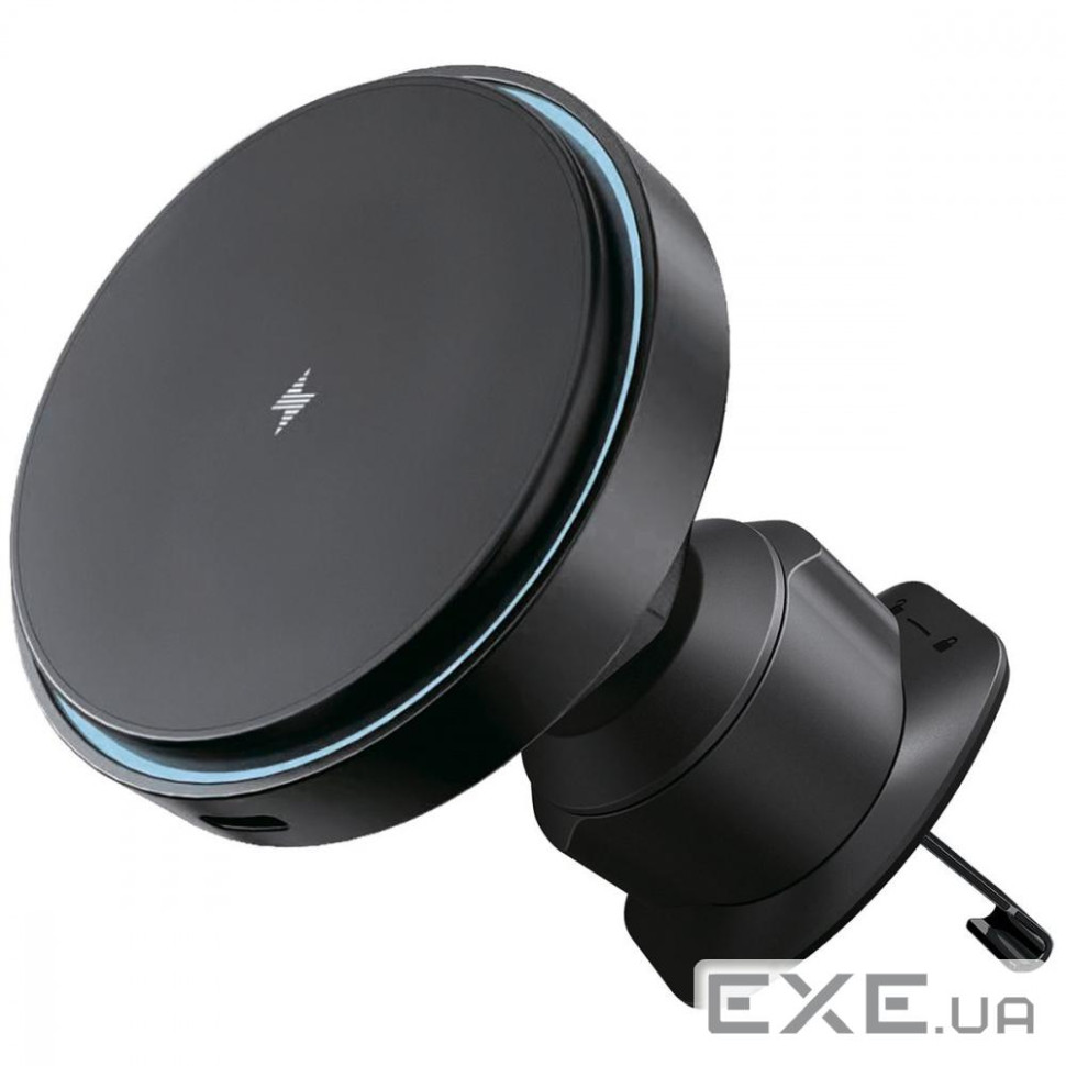 Автотримач з бездротовою зарядкою Proove Light Circle 15W black (WHLC15010001)