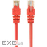 Патч-корд литий Gembird PP12-2M Красного цвета AWG26 Gembird PP12-2M c (PP12-2 M/R (Красный))