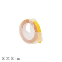 Стрічка для принтера етикеток UKRMARK D-520108-YE, 9 мм х 3 м, жовта, аналог DYMO 520108 / (900861)