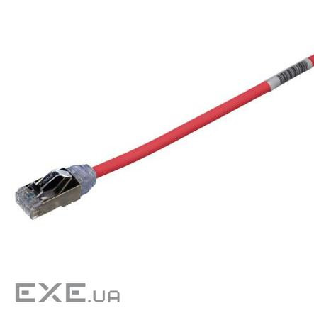 Патч-корд FTP 28AWG, кат 6A, 3м, червоний (STP28X3MRD)