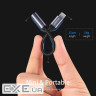Перехідник USB-C M to 3.5mm F 0.12m gray Essager (EZJE01-0G)