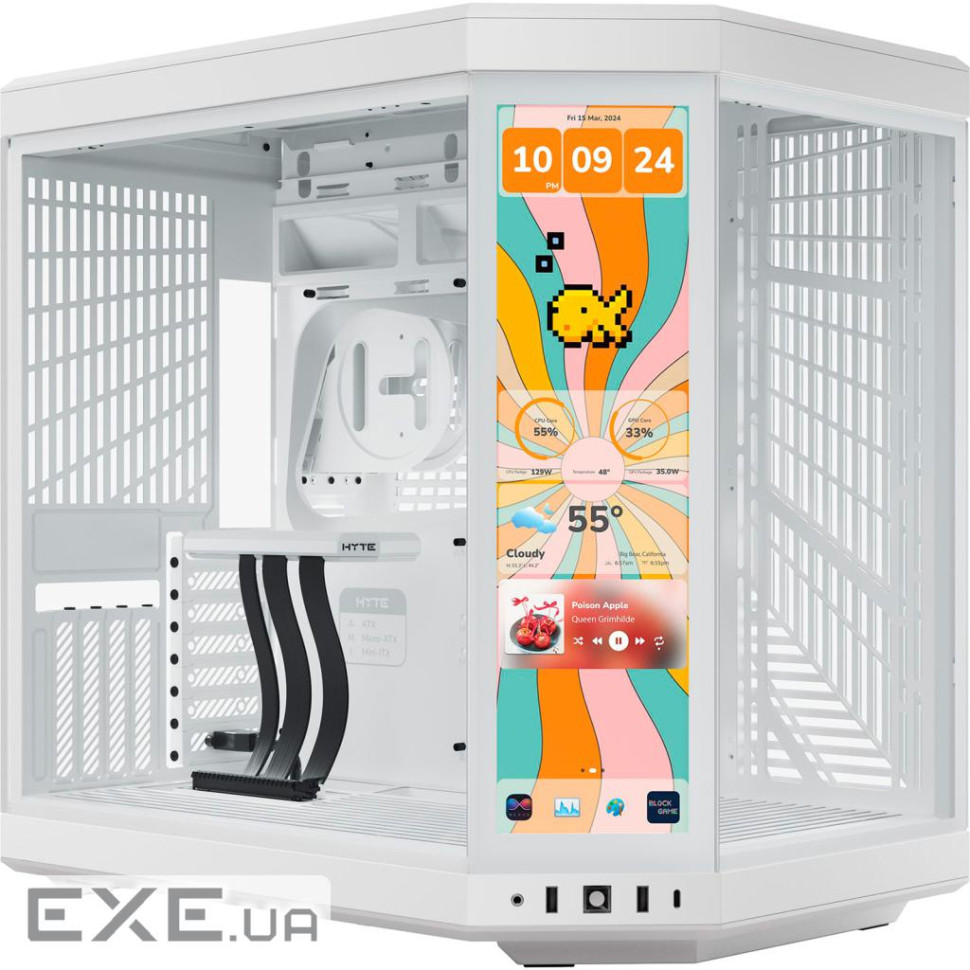 Корпус HYTE Y70 Touch Infinite Snow White (CS-HYTE-Y70TTI-WW)