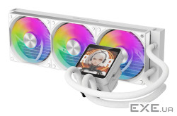 Система охолодження для комп"ютерного процесора DARK FLASH DV360S MAX, білий (DV360S MAX WHITE)