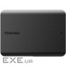 Портативний жорсткий диск TOSHIBA Canvio Basics 2TB USB3.2 Black (HDTB520EK3AA)