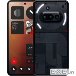 Смартфон Nothing Phone (3a) 6.77 12/256ГБ, 2SIM, 5000мА год, чорний (920021K)