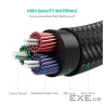 Кабель мультимедійний 3.5mm M to 3.5mm M 0.5m 90 corner AV112 blue Ugreen (60178)