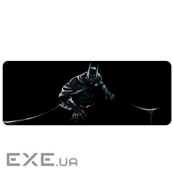 Коврик 300*800 тканинний Бетмен з боковою прошивкою, товщина 2 мм, Black, Пакет (BM46)