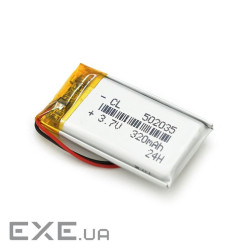 Літій-полімерний акумулятор 5*20*35mm (Li-ion 3.7В 320мА&middot,год) (502035) ) (502035)